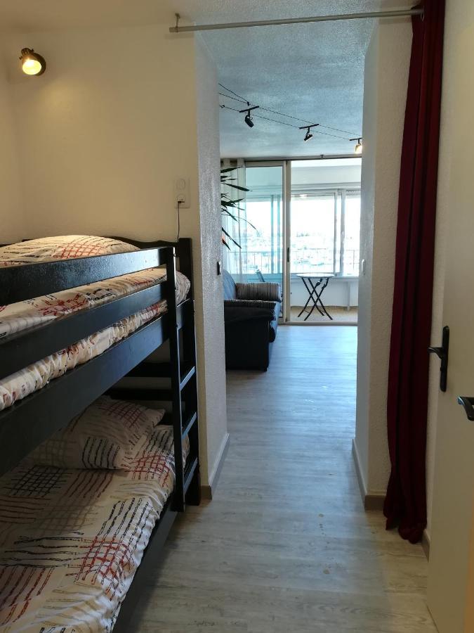 Studio Cabine Vue Port Avec Parking Prive, Piscine, Parc, Boulodrome Agde Bagian luar foto